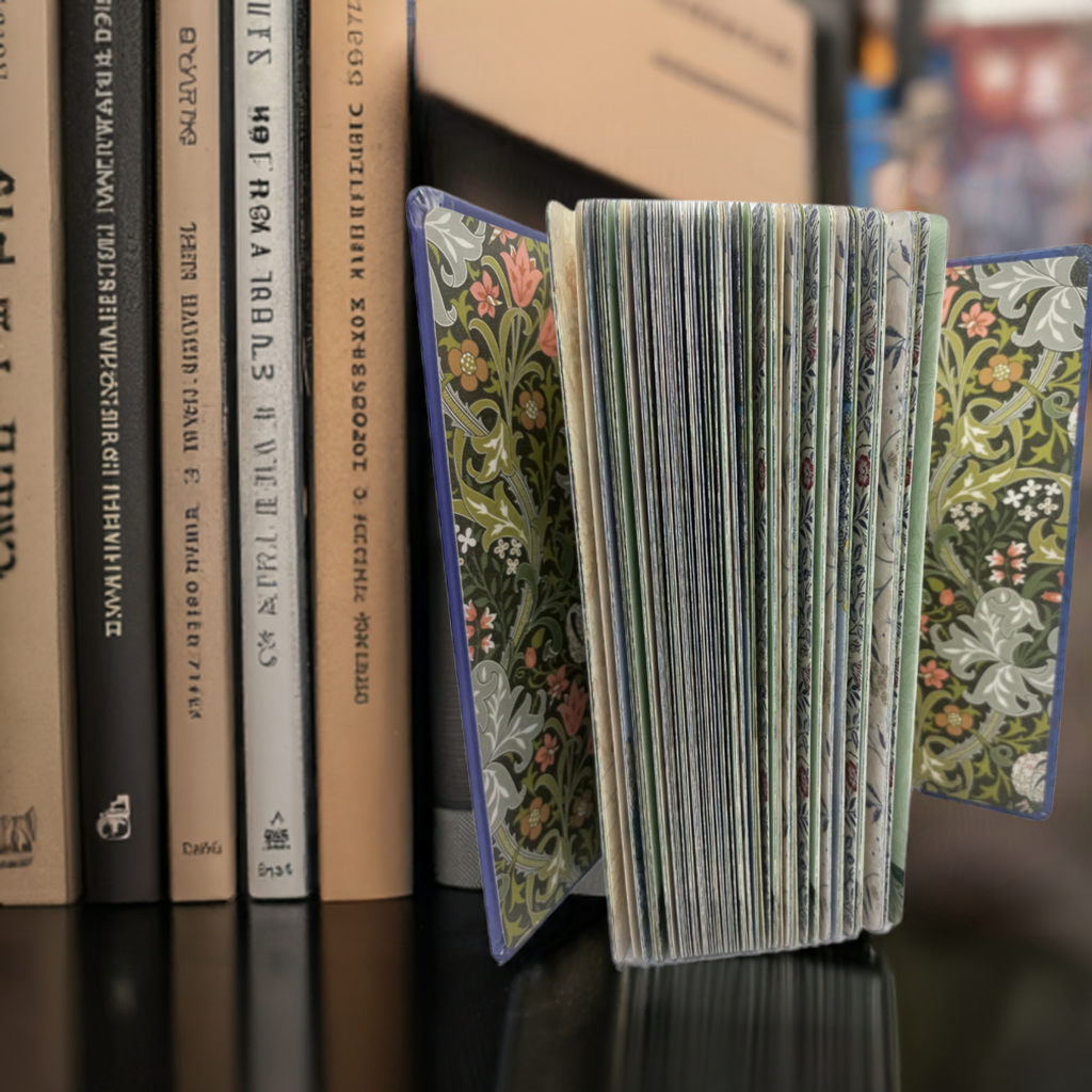 Libreta William Morris azul floral