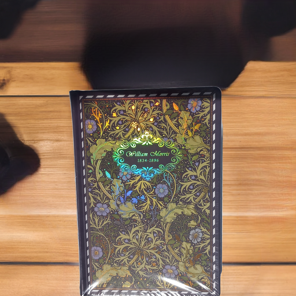Libreta William Morris azul floral