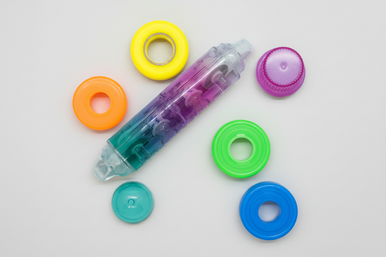 2 en 1 Transparente - Pegamento y Corrector en Cinta